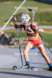 21.09.2024, Premanon, France (FRA): Lili Fehr (FRA) - Biathlon Samse Summer Tour, sprint, Premanon (FRA). www.nordicfocus.com. © Manzoni/NordicFocus. Every downloaded picture is fee-liable.