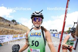 21.09.2024, Premanon, France (FRA): Jeanne Richard (FRA) - Biathlon Samse Summer Tour, sprint, Premanon (FRA). www.nordicfocus.com. © Manzoni/NordicFocus. Every downloaded picture is fee-liable.