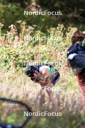 21.09.2024, Premanon, France (FRA): Julia Simon (FRA) - Biathlon Samse Summer Tour, sprint, Premanon (FRA). www.nordicfocus.com. © Manzoni/NordicFocus. Every downloaded picture is fee-liable.