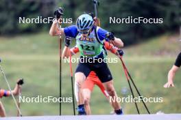 21.09.2024, Premanon, France (FRA): Axel Garnier (FRA) - Biathlon Samse Summer Tour, sprint, Premanon (FRA). www.nordicfocus.com. © Manzoni/NordicFocus. Every downloaded picture is fee-liable.