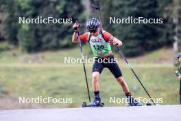 21.09.2024, Premanon, France (FRA): Clement Pires (FRA) - Biathlon Samse Summer Tour, sprint, Premanon (FRA). www.nordicfocus.com. © Manzoni/NordicFocus. Every downloaded picture is fee-liable.