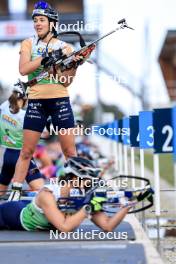 21.09.2024, Premanon, France (FRA): Camille Bened (FRA) - Biathlon Samse Summer Tour, sprint, Premanon (FRA). www.nordicfocus.com. © Manzoni/NordicFocus. Every downloaded picture is fee-liable.