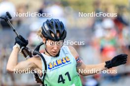 21.09.2024, Premanon, France (FRA): Oceane Michelon (FRA) - Biathlon Samse Summer Tour, sprint, Premanon (FRA). www.nordicfocus.com. © Manzoni/NordicFocus. Every downloaded picture is fee-liable.