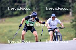 21.09.2024, Premanon, France (FRA): Antonin Guigonnat (FRA) - Biathlon Samse Summer Tour, sprint, Premanon (FRA). www.nordicfocus.com. © Manzoni/NordicFocus. Every downloaded picture is fee-liable.