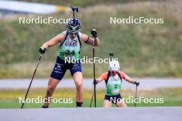 21.09.2024, Premanon, France (FRA): Leonie Jeannier (FRA) - Biathlon Samse Summer Tour, sprint, Premanon (FRA). www.nordicfocus.com. © Manzoni/NordicFocus. Every downloaded picture is fee-liable.