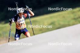 21.09.2024, Premanon, France (FRA): Mathis Donnadieu Beal (FRA) - Biathlon Samse Summer Tour, sprint, Premanon (FRA). www.nordicfocus.com. © Manzoni/NordicFocus. Every downloaded picture is fee-liable.