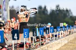 21.09.2024, Premanon, France (FRA): Tobit Keller (SUI) - Biathlon Samse Summer Tour, sprint, Premanon (FRA). www.nordicfocus.com. © Manzoni/NordicFocus. Every downloaded picture is fee-liable.