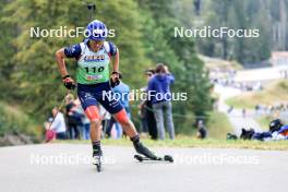 21.09.2024, Premanon, France (FRA): Oscar Lombardot (FRA) - Biathlon Samse Summer Tour, sprint, Premanon (FRA). www.nordicfocus.com. © Manzoni/NordicFocus. Every downloaded picture is fee-liable.