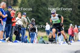 21.09.2024, Premanon, France (FRA): Joscha Burkhalter (SUI) - Biathlon Samse Summer Tour, sprint, Premanon (FRA). www.nordicfocus.com. © Manzoni/NordicFocus. Every downloaded picture is fee-liable.