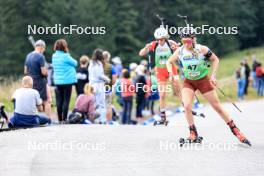 21.09.2024, Premanon, France (FRA): Elisa Gasparin (SUI) - Biathlon Samse Summer Tour, sprint, Premanon (FRA). www.nordicfocus.com. © Manzoni/NordicFocus. Every downloaded picture is fee-liable.