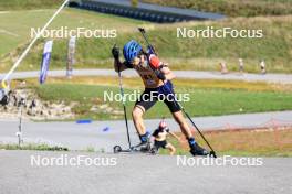 21.09.2024, Premanon, France (FRA): Charli Thiery (FRA) - Biathlon Samse Summer Tour, sprint, Premanon (FRA). www.nordicfocus.com. © Manzoni/NordicFocus. Every downloaded picture is fee-liable.