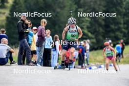 21.09.2024, Premanon, France (FRA): Jeanne Richard (FRA) - Biathlon Samse Summer Tour, sprint, Premanon (FRA). www.nordicfocus.com. © Manzoni/NordicFocus. Every downloaded picture is fee-liable.