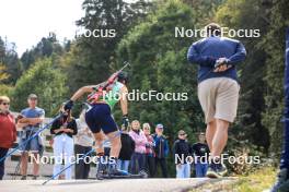 21.09.2024, Premanon, France (FRA): Gilonne Guigonnat (FRA) - Biathlon Samse Summer Tour, sprint, Premanon (FRA). www.nordicfocus.com. © Manzoni/NordicFocus. Every downloaded picture is fee-liable.