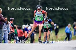 21.09.2024, Premanon, France (FRA): Zelie Roy (FRA) - Biathlon Samse Summer Tour, sprint, Premanon (FRA). www.nordicfocus.com. © Manzoni/NordicFocus. Every downloaded picture is fee-liable.