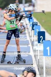 21.09.2024, Premanon, France (FRA): Anaelle Bondoux (FRA) - Biathlon Samse Summer Tour, sprint, Premanon (FRA). www.nordicfocus.com. © Manzoni/NordicFocus. Every downloaded picture is fee-liable.