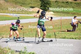 21.09.2024, Premanon, France (FRA): Oceane Michelon (FRA) - Biathlon Samse Summer Tour, sprint, Premanon (FRA). www.nordicfocus.com. © Manzoni/NordicFocus. Every downloaded picture is fee-liable.