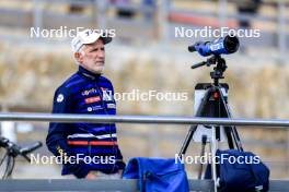 21.09.2024, Premanon, France (FRA): Jean Paul Giachino (FRA), coach Team France - Biathlon Samse Summer Tour, sprint, Premanon (FRA). www.nordicfocus.com. © Manzoni/NordicFocus. Every downloaded picture is fee-liable.