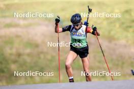 21.09.2024, Premanon, France (FRA): Lea Gross (BEL) - Biathlon Samse Summer Tour, sprint, Premanon (FRA). www.nordicfocus.com. © Manzoni/NordicFocus. Every downloaded picture is fee-liable.