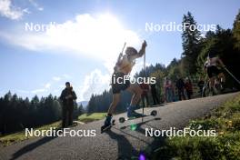 21.09.2024, Premanon, France (FRA): Gaspard Dordor (FRA) - Biathlon Samse Summer Tour, sprint, Premanon (FRA). www.nordicfocus.com. © Manzoni/NordicFocus. Every downloaded picture is fee-liable.