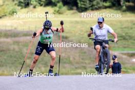 21.09.2024, Premanon, France (FRA): Julia Simon (FRA) - Biathlon Samse Summer Tour, sprint, Premanon (FRA). www.nordicfocus.com. © Manzoni/NordicFocus. Every downloaded picture is fee-liable.