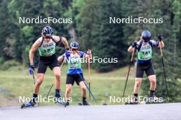 21.09.2024, Premanon, France (FRA): Gaetan Paturel (FRA), Tom Smith (GBR), (l-r) - Biathlon Samse Summer Tour, sprint, Premanon (FRA). www.nordicfocus.com. © Manzoni/NordicFocus. Every downloaded picture is fee-liable.