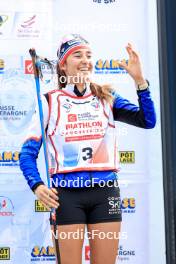 21.09.2024, Premanon, France (FRA): Lola Bugeaud (FRA) - Biathlon Samse Summer Tour, sprint, Premanon (FRA). www.nordicfocus.com. © Manzoni/NordicFocus. Every downloaded picture is fee-liable.