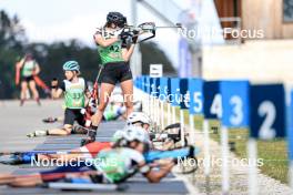 21.09.2024, Premanon, France (FRA): Anna Blanc (FRA) - Biathlon Samse Summer Tour, sprint, Premanon (FRA). www.nordicfocus.com. © Manzoni/NordicFocus. Every downloaded picture is fee-liable.