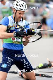 21.09.2024, Premanon, France (FRA): Emilien Jacquelin (FRA) - Biathlon Samse Summer Tour, sprint, Premanon (FRA). www.nordicfocus.com. © Manzoni/NordicFocus. Every downloaded picture is fee-liable.