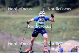 21.09.2024, Premanon, France (FRA): Emilien Jacquelin (FRA) - Biathlon Samse Summer Tour, sprint, Premanon (FRA). www.nordicfocus.com. © Manzoni/NordicFocus. Every downloaded picture is fee-liable.