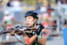 21.09.2024, Premanon, France (FRA): Oceane Michelon (FRA) - Biathlon Samse Summer Tour, sprint, Premanon (FRA). www.nordicfocus.com. © Manzoni/NordicFocus. Every downloaded picture is fee-liable.