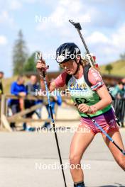 21.09.2024, Premanon, France (FRA): Nora Fumey (FRA) - Biathlon Samse Summer Tour, sprint, Premanon (FRA). www.nordicfocus.com. © Manzoni/NordicFocus. Every downloaded picture is fee-liable.