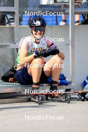 21.09.2024, Premanon, France (FRA): Chloe Chevalier (FRA) - Biathlon Samse Summer Tour, sprint, Premanon (FRA). www.nordicfocus.com. © Manzoni/NordicFocus. Every downloaded picture is fee-liable.