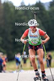 21.09.2024, Premanon, France (FRA): Matilda Dodos (FRA) - Biathlon Samse Summer Tour, sprint, Premanon (FRA). www.nordicfocus.com. © Manzoni/NordicFocus. Every downloaded picture is fee-liable.