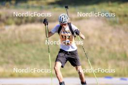 21.09.2024, Premanon, France (FRA): Malo Van Cauwenberghe (FRA) - Biathlon Samse Summer Tour, sprint, Premanon (FRA). www.nordicfocus.com. © Manzoni/NordicFocus. Every downloaded picture is fee-liable.