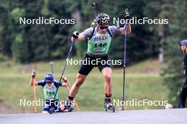 21.09.2024, Premanon, France (FRA): Mathieu Garcia (FRA) - Biathlon Samse Summer Tour, sprint, Premanon (FRA). www.nordicfocus.com. © Manzoni/NordicFocus. Every downloaded picture is fee-liable.