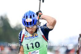 21.09.2024, Premanon, France (FRA): Oscar Lombardot (FRA) - Biathlon Samse Summer Tour, sprint, Premanon (FRA). www.nordicfocus.com. © Manzoni/NordicFocus. Every downloaded picture is fee-liable.