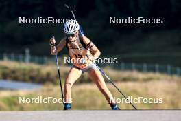 21.09.2024, Premanon, France (FRA): Zoe Bray (FRA) - Biathlon Samse Summer Tour, sprint, Premanon (FRA). www.nordicfocus.com. © Manzoni/NordicFocus. Every downloaded picture is fee-liable.