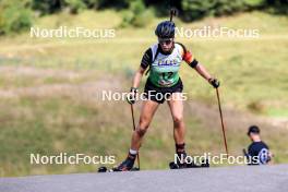 21.09.2024, Premanon, France (FRA): Lea Gross (BEL) - Biathlon Samse Summer Tour, sprint, Premanon (FRA). www.nordicfocus.com. © Manzoni/NordicFocus. Every downloaded picture is fee-liable.