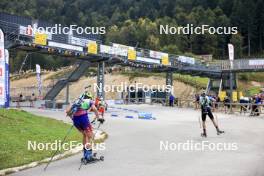 21.09.2024, Premanon, France (FRA): Leo Sancerne (FRA) - Biathlon Samse Summer Tour, sprint, Premanon (FRA). www.nordicfocus.com. © Manzoni/NordicFocus. Every downloaded picture is fee-liable.