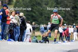 21.09.2024, Premanon, France (FRA): Pablo Baselgia (SUI) - Biathlon Samse Summer Tour, sprint, Premanon (FRA). www.nordicfocus.com. © Manzoni/NordicFocus. Every downloaded picture is fee-liable.