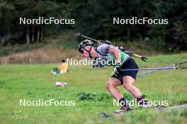 21.09.2024, Premanon, France (FRA): Mathieu Garcia (FRA) - Biathlon Samse Summer Tour, sprint, Premanon (FRA). www.nordicfocus.com. © Manzoni/NordicFocus. Every downloaded picture is fee-liable.