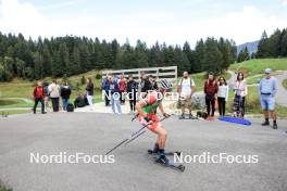 21.09.2024, Premanon, France (FRA): Emile Weiss (FRA) - Biathlon Samse Summer Tour, sprint, Premanon (FRA). www.nordicfocus.com. © Manzoni/NordicFocus. Every downloaded picture is fee-liable.