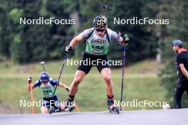 21.09.2024, Premanon, France (FRA): Mathieu Garcia (FRA) - Biathlon Samse Summer Tour, sprint, Premanon (FRA). www.nordicfocus.com. © Manzoni/NordicFocus. Every downloaded picture is fee-liable.