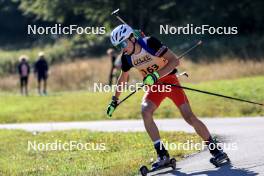 21.09.2024, Premanon, France (FRA): Antonin Soulie (FRA) - Biathlon Samse Summer Tour, sprint, Premanon (FRA). www.nordicfocus.com. © Manzoni/NordicFocus. Every downloaded picture is fee-liable.