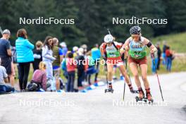 21.09.2024, Premanon, France (FRA): Elisa Gasparin (SUI) - Biathlon Samse Summer Tour, sprint, Premanon (FRA). www.nordicfocus.com. © Manzoni/NordicFocus. Every downloaded picture is fee-liable.