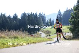 21.09.2024, Premanon, France (FRA): Tom Arens (BEL) - Biathlon Samse Summer Tour, sprint, Premanon (FRA). www.nordicfocus.com. © Manzoni/NordicFocus. Every downloaded picture is fee-liable.