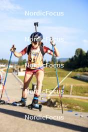 21.09.2024, Premanon, France (FRA): Margot Jackiw (FRA) - Biathlon Samse Summer Tour, sprint, Premanon (FRA). www.nordicfocus.com. © Manzoni/NordicFocus. Every downloaded picture is fee-liable.