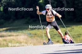 21.09.2024, Premanon, France (FRA): Samuel Tuttino (FRA) - Biathlon Samse Summer Tour, sprint, Premanon (FRA). www.nordicfocus.com. © Manzoni/NordicFocus. Every downloaded picture is fee-liable.