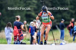 21.09.2024, Premanon, France (FRA): Bambou Pallud (FRA) - Biathlon Samse Summer Tour, sprint, Premanon (FRA). www.nordicfocus.com. © Manzoni/NordicFocus. Every downloaded picture is fee-liable.