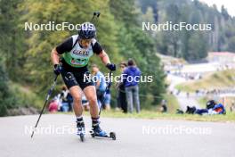 21.09.2024, Premanon, France (FRA): Antonin Guigonnat (FRA) - Biathlon Samse Summer Tour, sprint, Premanon (FRA). www.nordicfocus.com. © Manzoni/NordicFocus. Every downloaded picture is fee-liable.